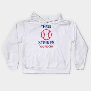 Funny Baseball Design for Baseball lovers. Kids Hoodie